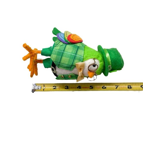 Target Spritz 2020 Featherly Friends Laddie St. Patrick's Day Bird with Nametag - Picture 9 of 9